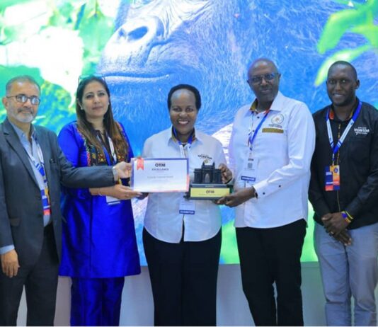 Uganda Wins “Best Exquisite Destination” Award at Outbound Travel Mart 2026, Strengthening Global Tourism Appeal Award-at-Outbound-Travel-Mart-2026.jpg