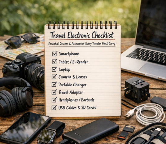 Travel Electronic Checklist: Essential Devices and Accessories Every Traveler Must Carry Travel-Electronic-Checklist-Essential-Devices-and-Accessories-Every-Traveler-Must-Carry.