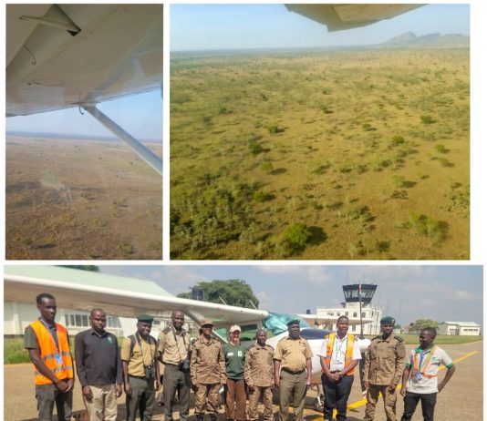 UWA Conducts Aerial Wildlife Survey in Bokora–Matheniko Wildlife Reserve